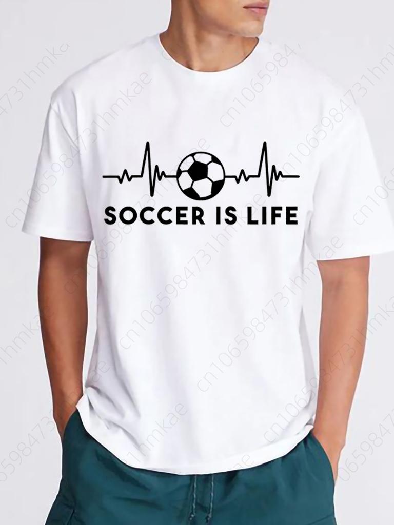 Funny I Love Soccer Unisex T Shirts For Unisex Football Tshirt Party Tshirt For Boys T Shirt For Girl Tops Tees