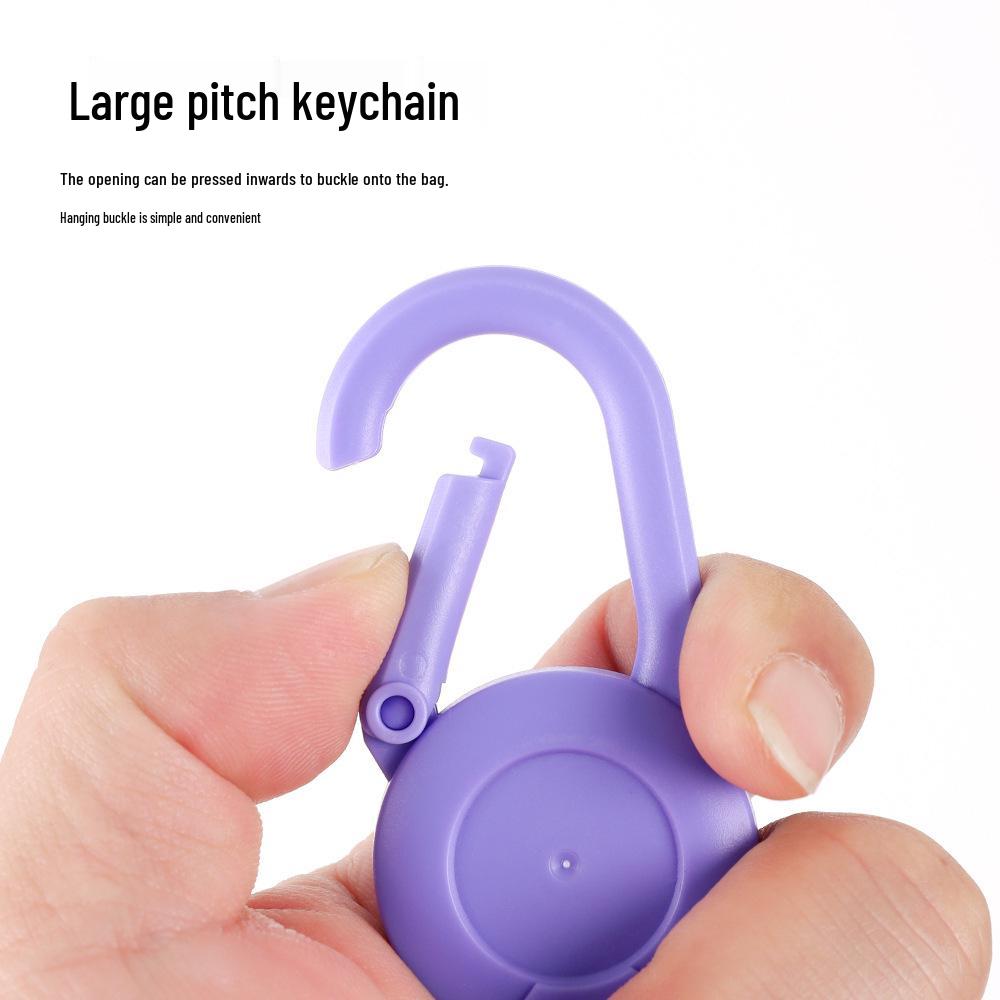 Einziehbarer Schlüsselanhänger mit elastischer Kordel, Verlustsichere Hochleistungs-Schnalle und Schlüsselanhänger mit verlängerter Leine.