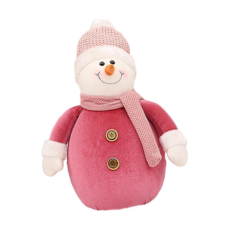 Christmas Tabletop Decoration Snowman Doll Cute for Centerpiece Home Kitchen 
