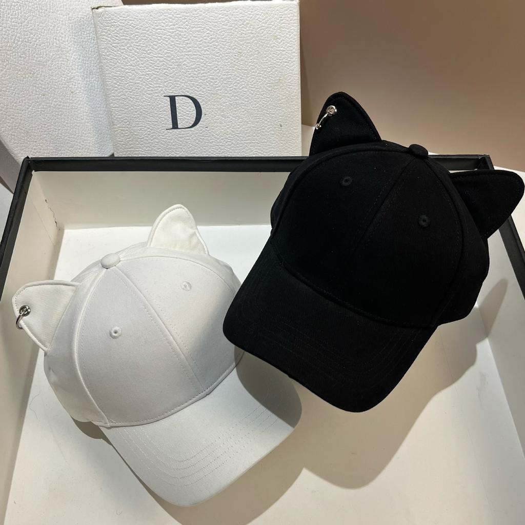 Cute Sweet Hat Ears Baseball Cap Spring And Summer High Quality Casual Shopping Versatile Cute Pet Cap