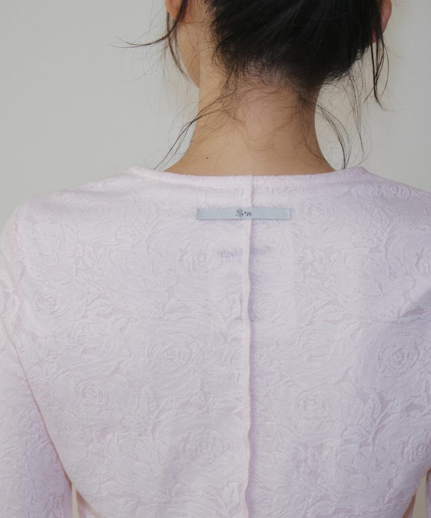 RESIS Floral Sheer T-Shirt [Light Pink] / Rf3Lts508