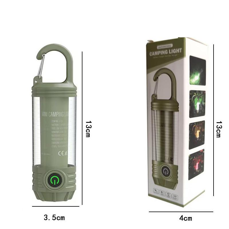 Camping Tent Lamps 1200mAh Rechargeable Outdoor Multifunctional Waterproof Portable Hanging Lantern Bright Durable Flashlight