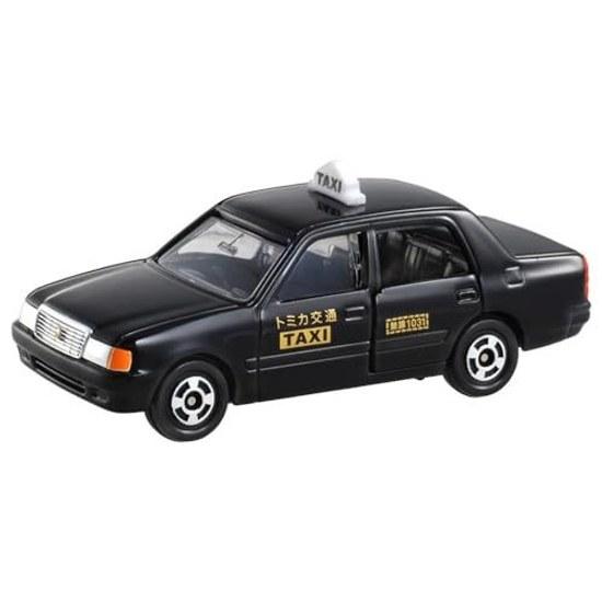 Takara Tomy Tomica No. 051 Toyota Crown Comfort Taxi (Box) Mini Car Toy Ages 3 Up Black
