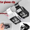 Porte-lunettes de soleil pour pare-soleil de voiture Clip de rangement multifonction pour pare-soleil de véhicule pour Mazda M3 M6 MP Skyactiv Axela Atenza Biante BT-50 CX-30