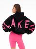Dames Herfst Europese & Amerikaanse Stijl Briefprint Hoodie - Lange Mouw, Verdikt, Veelzijdig, Sportieve Pullover.