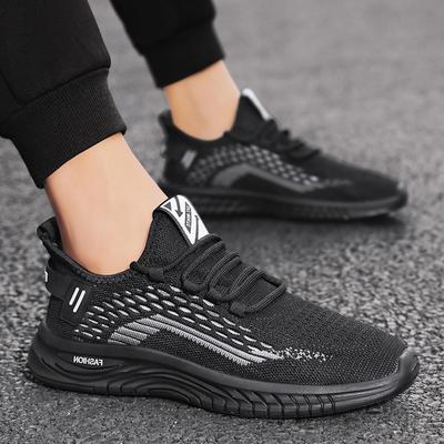 New Men's Breathable Autumn Comfortable Running Shoes Mesh Sports Casual Shoes Lightweight Coconut Shoes Outdoor Men's Shoes