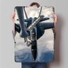 Fighter Jet Aerial Refueling Metal Wall Art Military Decor for Home Office Bar Decoration