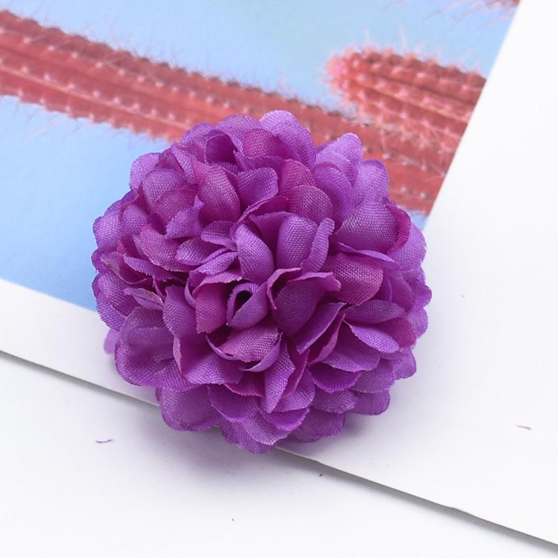 30Pcs Artificial Flower Pingpong Chrysanthemum for Wedding Wall Christmas Home Decoration Diy Gift Wreath Hot Sales High Quality