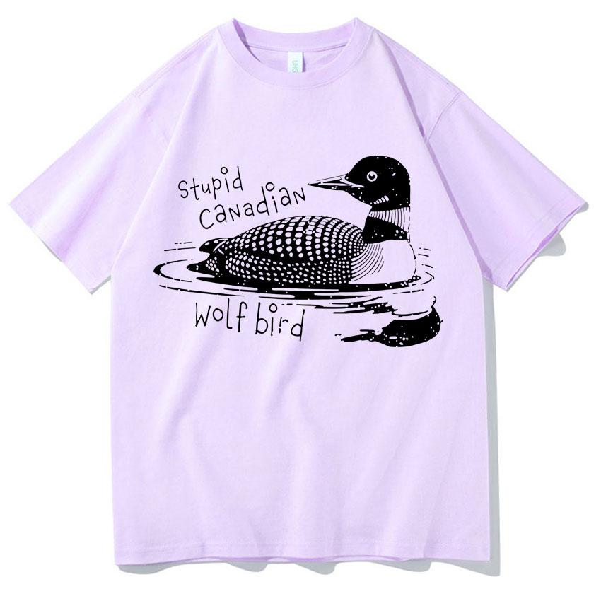 Heated Rivalry Funny Meme Graphic Oversized T Shirts Men Women Stupid Canadian Bird T Shirts Pop Casual Humor Tshirt Streetwear