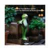 3 Stück Pflanzenfiguren, Dekoration Für Töpfe, Lustiger Getränke-Miniaturfrosch, Froschstatue, Gartendekoration, Rasenornament