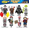 Halloween Pumpkin Zombie Minifigure Building Blocks Toy Set KF6175 6176 PG8171 PG8174.