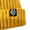 EIGHTVOLUME Ev Fleece-Lined Ribbed Short Beanie (Yellow)