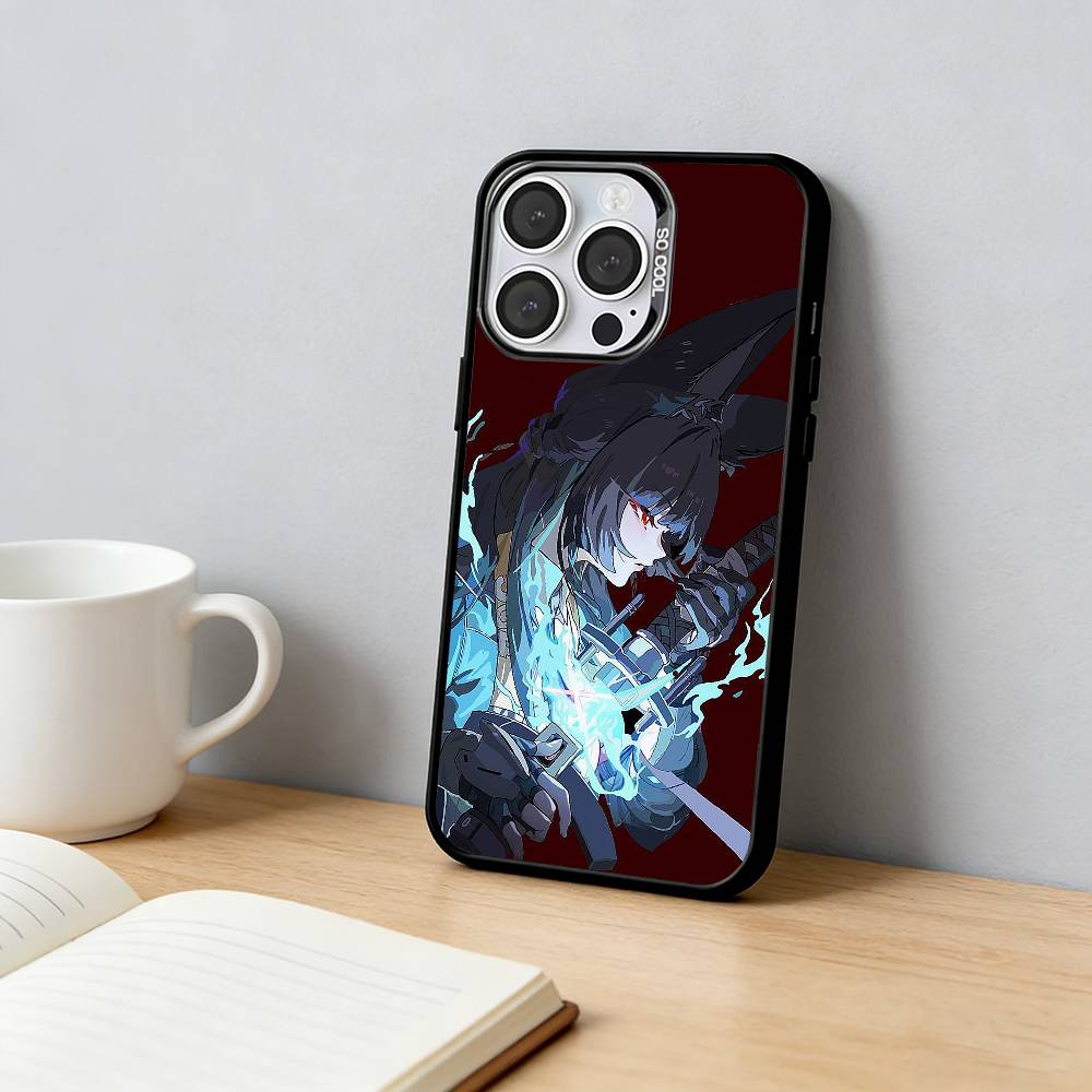 

Zenless Zone Zero Miyabi Hoshimi Phone Case For iPhone 17,16,15,14,13,12,Plus,Pro Max,XS,Colorful Silver Phone case Funda Cover iPhone14ProMax