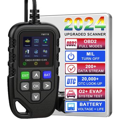 Lancol YM-119 Scanner Lecteur d'Outils de Diagnostic OBD2 pour Voitures Outil Lecteur de Codes de Diagnostic Pour Test de Tension du Voyant Moteur
