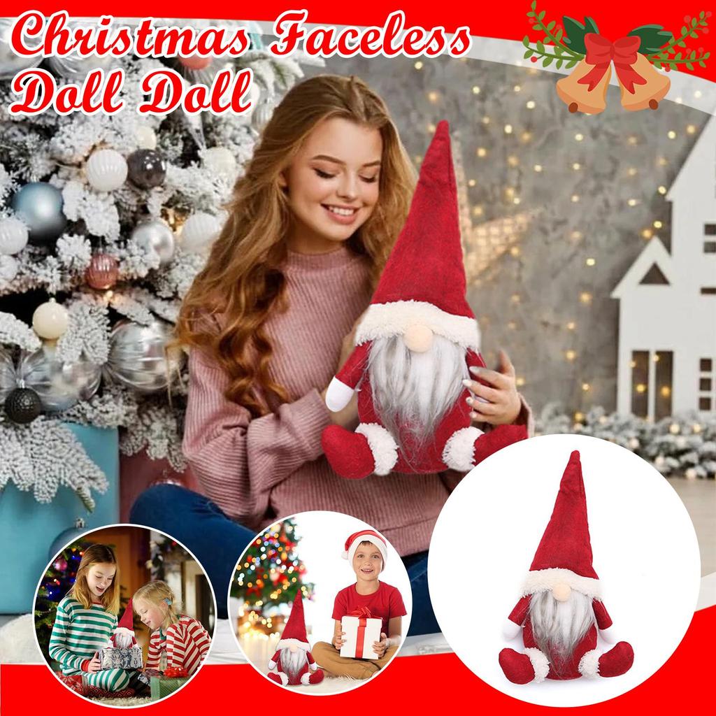 Christmas Faceless Gnome Santa Xmas Tree Hanging Ornament Decor Toy ...