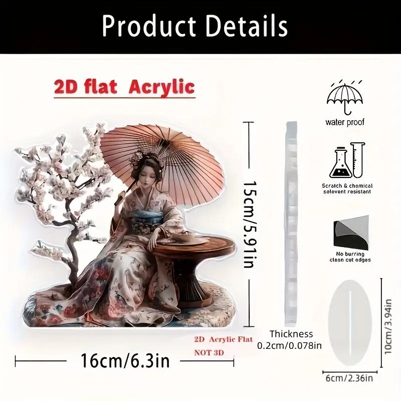 Geisha Decorative Ornaments Are Suitable As Traditional Japanese Themed Decorations for Home Bedroom Tabletop Art