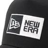 New Era Trucker Mesh Cap with Box Free Size 940AF TR BOXLOGO BLK Size 25J 9FORTYA-Frame Logo, Black, WHI,