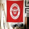 Brentford F.C Wall Hanging Printed Fabric Blanket Decorative Tapestries for Bedroom Living Room Home Decor