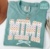 Mimi Comfort Colors Shirt, Checkered Grandma Shirt, Mothers Day Gifts, New Grandma Tshirt, Tee