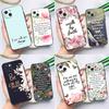 Bible Verse For Realme C71 C75 C55 C53 C67 C61 C33 C63 C51 10 11 12 13 14 Pro Plus C65 GT7 15 Pro Case
