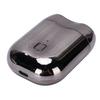 Electric Beard Trimmer for Men Aluminum Dual Blades Magnetic Rechargeable Portable Beard Trimmer for Home Travel Silver