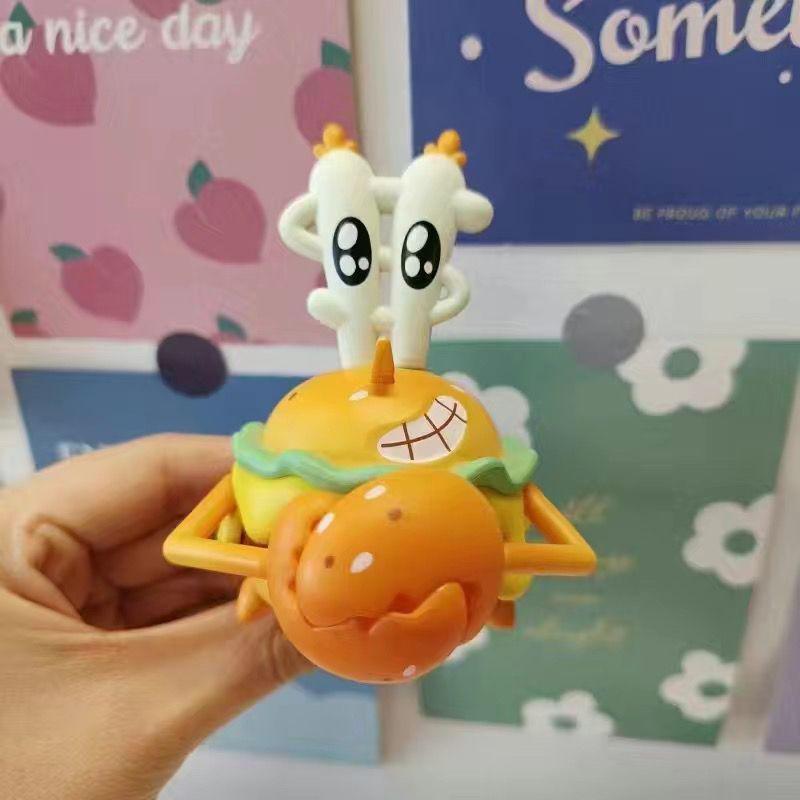 SpongeBob Burger King Krabbenrogen-Topf-Serie: Patrick & Thaddäus Figur Auto- und Schreibtisch-Dekoration