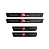High-quality Carbon Fiber Car Door Sill Protector Sticker For  Audi Q5 Q3 Q2 Q7 A3 B5 B6 B7 B8 B9 8P 8V 8L A5 A4 C6 C5 A1 A6 A7
