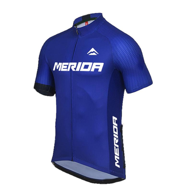 Men Cycling Jersey Merida Classic Black Cycling Racing Tops Short Sleeve Cyclist Clothes Shirt Maillot Summer Bicycle Bike Wear