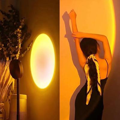 Led Usb Sunset Lamp Projector Home Decor Night Light Portable Mood Light Neon