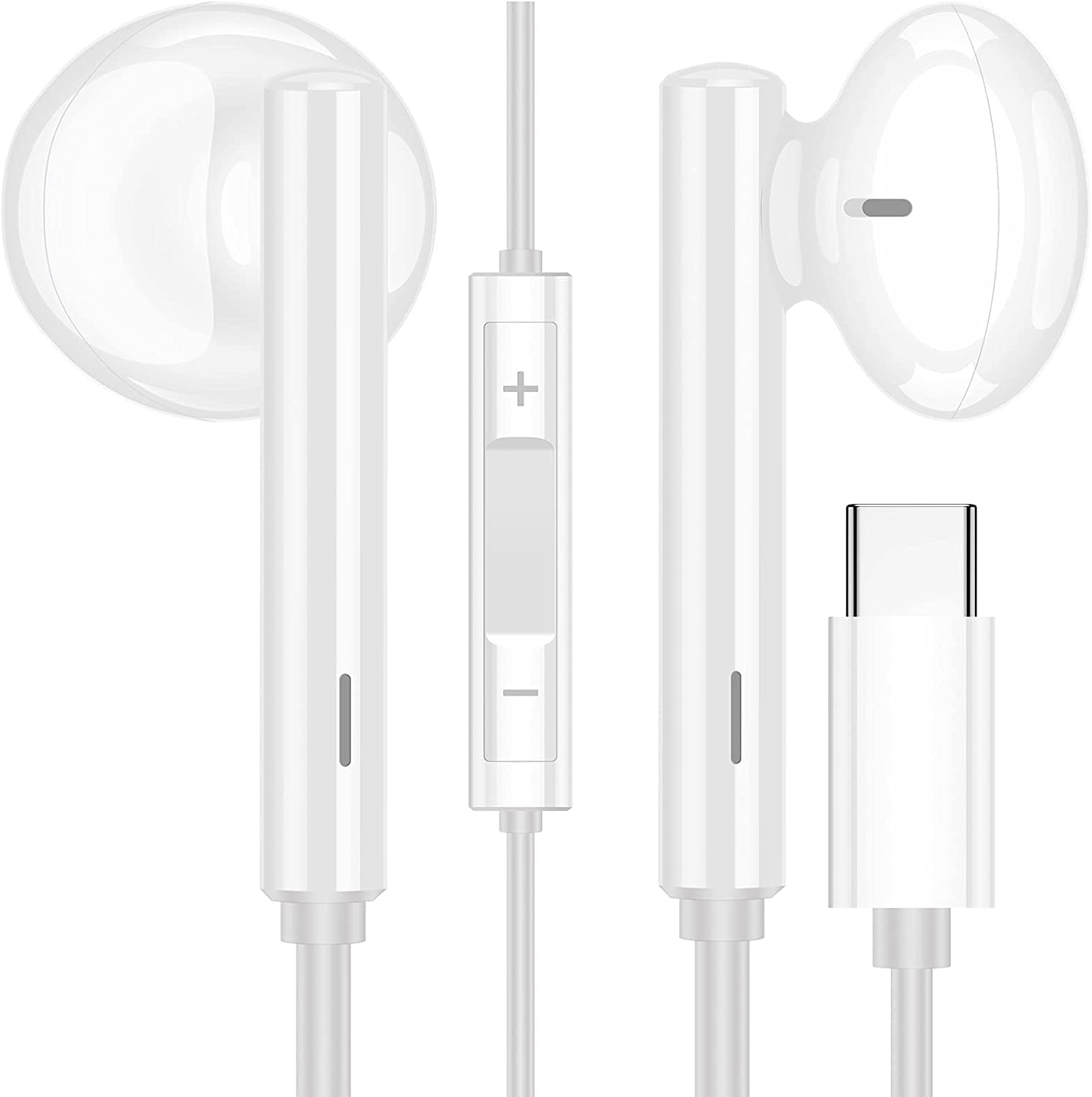 

Type-C Earphones with Mic, Call Support, Volume Control, Digital, Compatible with Huawei Mate 6060 ProMate 50Mate 30P50P40 ProP30iPhone 15 ProGalaxy