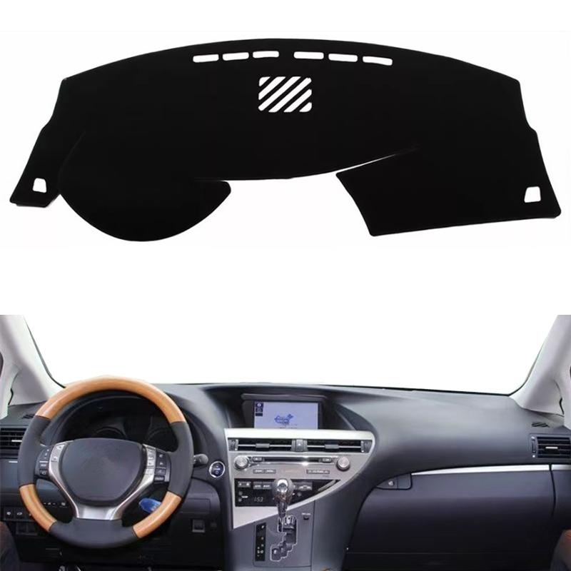 

For Lexus RX AL10 2010-2015 RX270 RX350 RX450H Dashboard Cover Mat Pad Dashmat SunShade Protector Carpet Cushion Car Accessories Black(Red Edge)