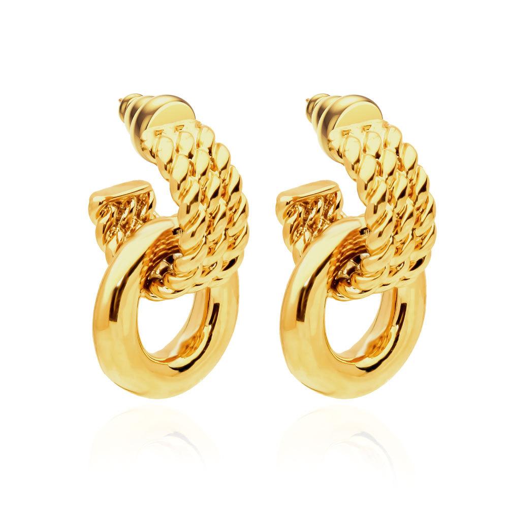 Earrings ins cold wind earrings women's autumn earrings exaggerated new European and American fashion temperament personalized high-end earrings