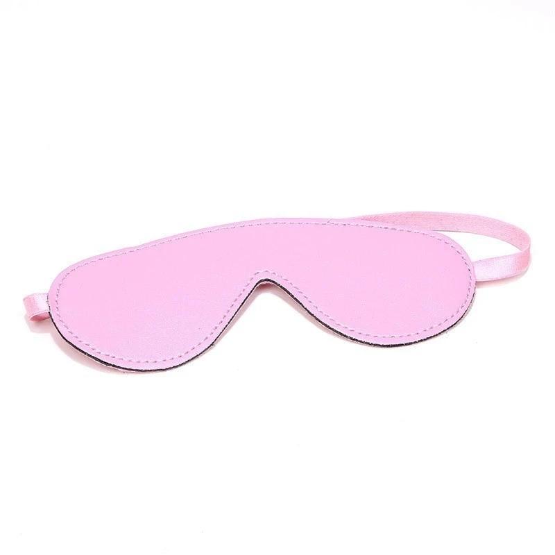 Männer Erotische Augenmaske Sexy Sklave BDSM Frauen PU Leder Einfarbig Schlafbinde Schlafbrille Erwachsenenspielzeug