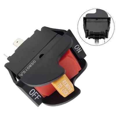 Power Control Switch 57.8*43.8mm Table Saw Switch Heavy-duty Applications Quick Installation Design For Electric Tools