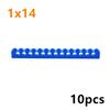 Technical Building Block MOC Combination Studded Long Beam with Hole Thick Bricks Compatible 3703 32018 3895 2730 3894 3701 3700