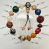 Incense Ash Glaze Five-Color Treasure Beast Bracelet for Men and Women