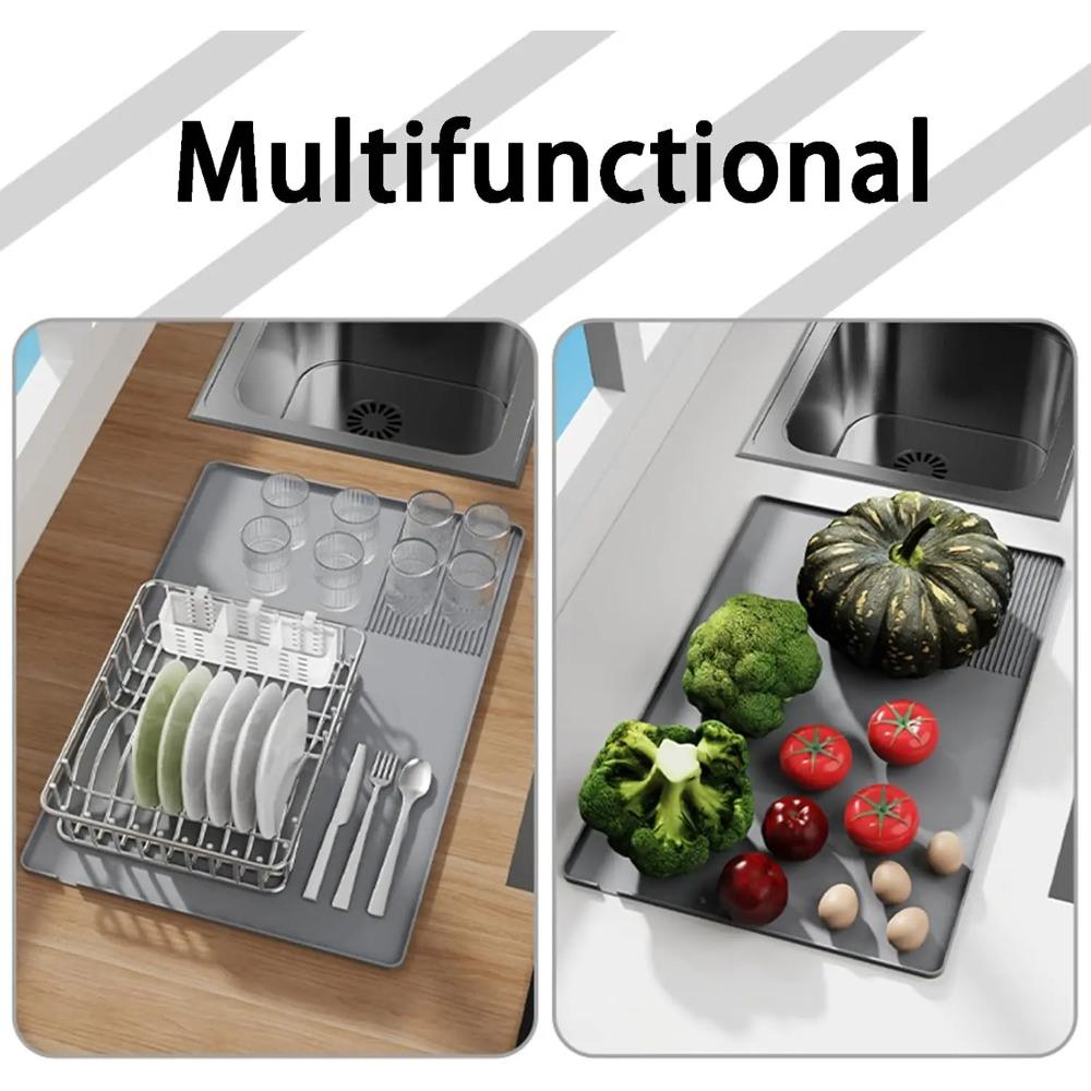 Heat Resistant 3-in-1 Silicone Coffee Mat Non-Slip Bar Counter Mat for Mess-Free Brewing Coffee Station Must-Have