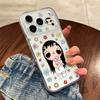 Flower Xiaoyu is suitable for Apple 17promax mobile phone case 14 15 16 soft case 13pro fine hole X space case.