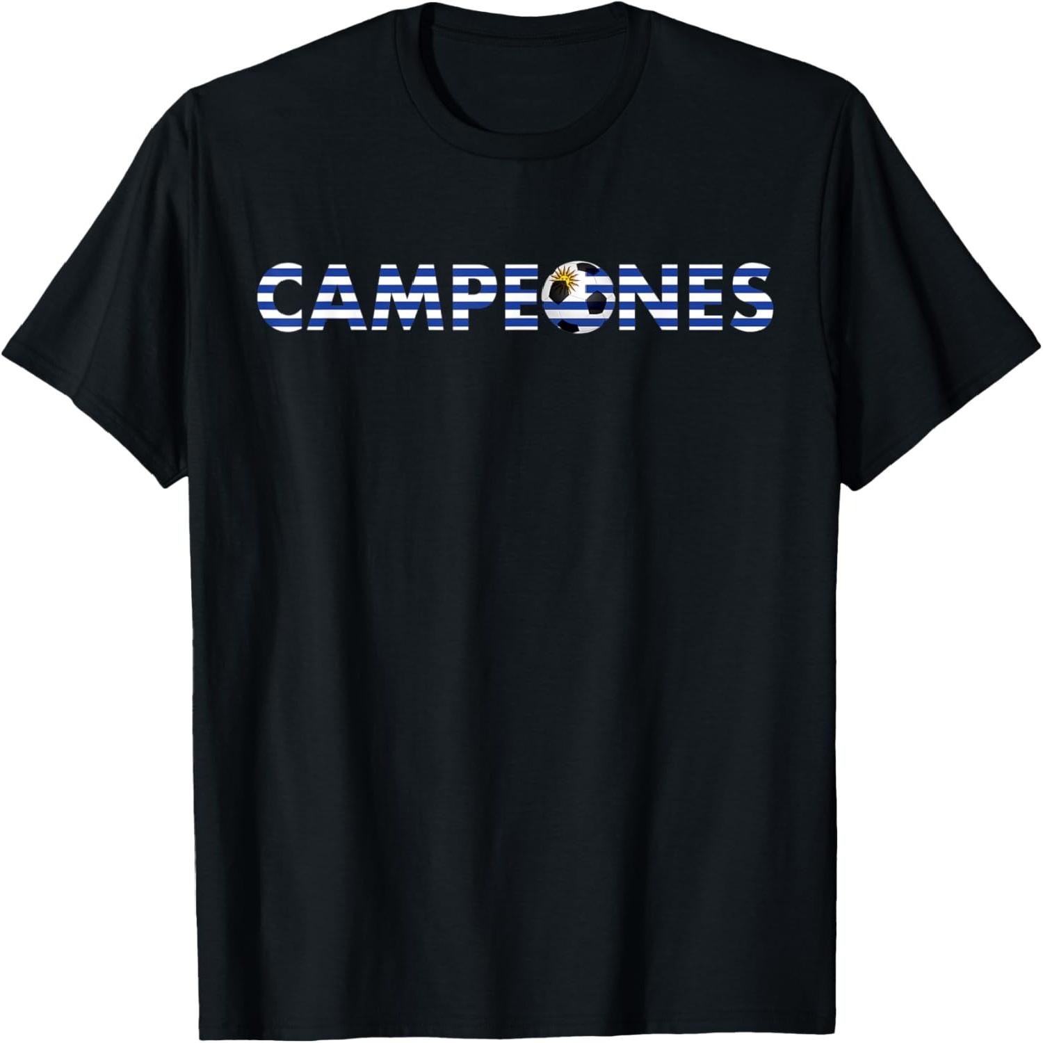 Uruguay Flag Soccer Fan Proud Uruguayan Football Team Lover T-Shirt S
