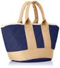 Forna Embossed DotQuilted Nylon Tote Bag, Light Navy (L75)
