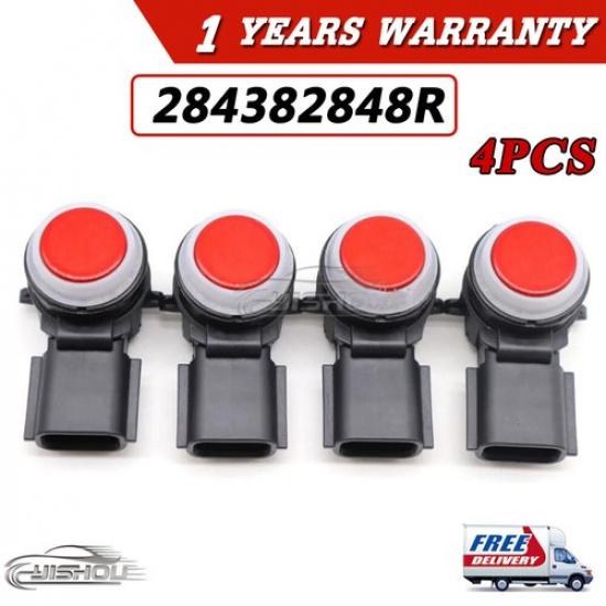4PCS 284382848R Bumper Parking Assist Sensor 0263023789 28438-2848R 28438 2848R