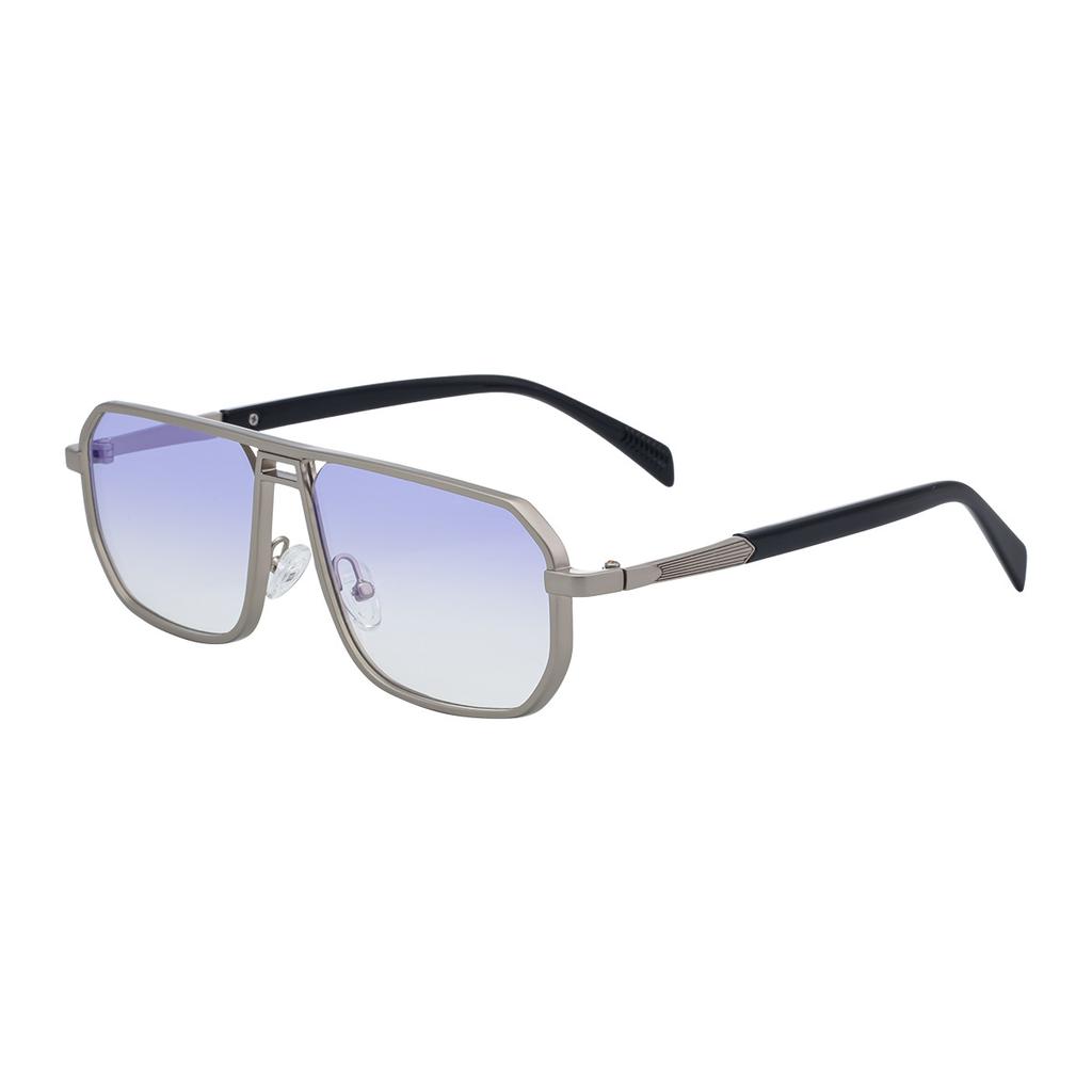 JYL TS Men's Square Metal - Hollow Sun-Protective Sunglasses XH-98354