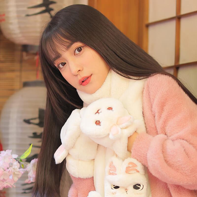 Women's Winter Fleece Lined Flip-Top Convertible Gloves