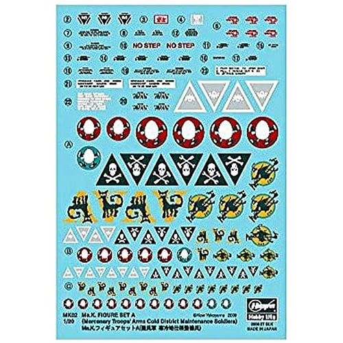 Hasegawa Maschinen Krieger Ma.K. Figure Set 1/20 Scale Plastic Model MK02