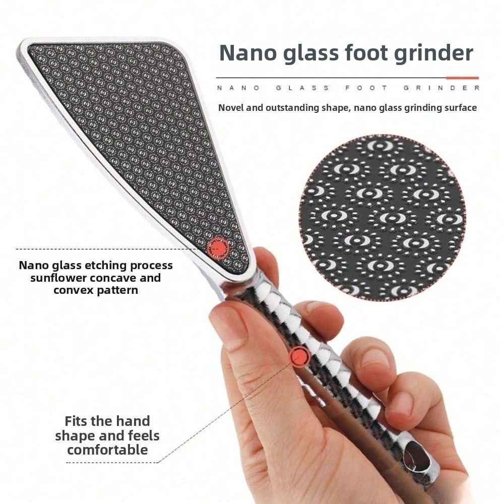 Nano glass foot grinder, foot file, callus pedicure file, foot care tool