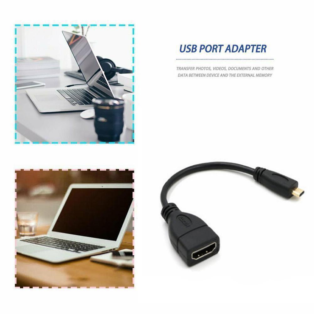 1Pcs Micro HDMI To HDMI Data Transmission Line 4K 60Hz Cable For Raspberry Pi 5/Pi 4 Hero 7 6 A6000 Camera HDTV 15cm