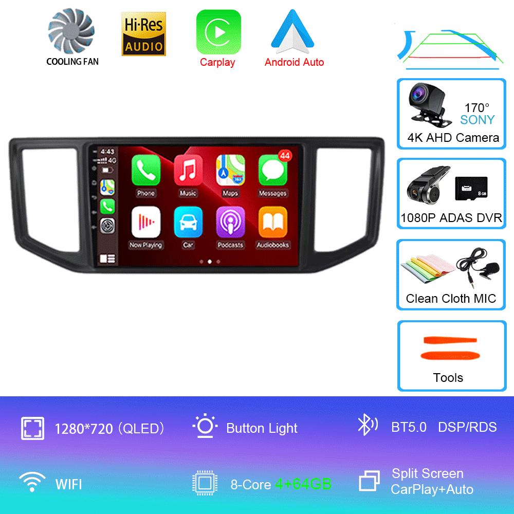 Android 14 Video Player For VW Crafter Man Tge 2017 2018 2019 2020 Car Radio Multimedia Navigation Wireless Carplay QLED Screen