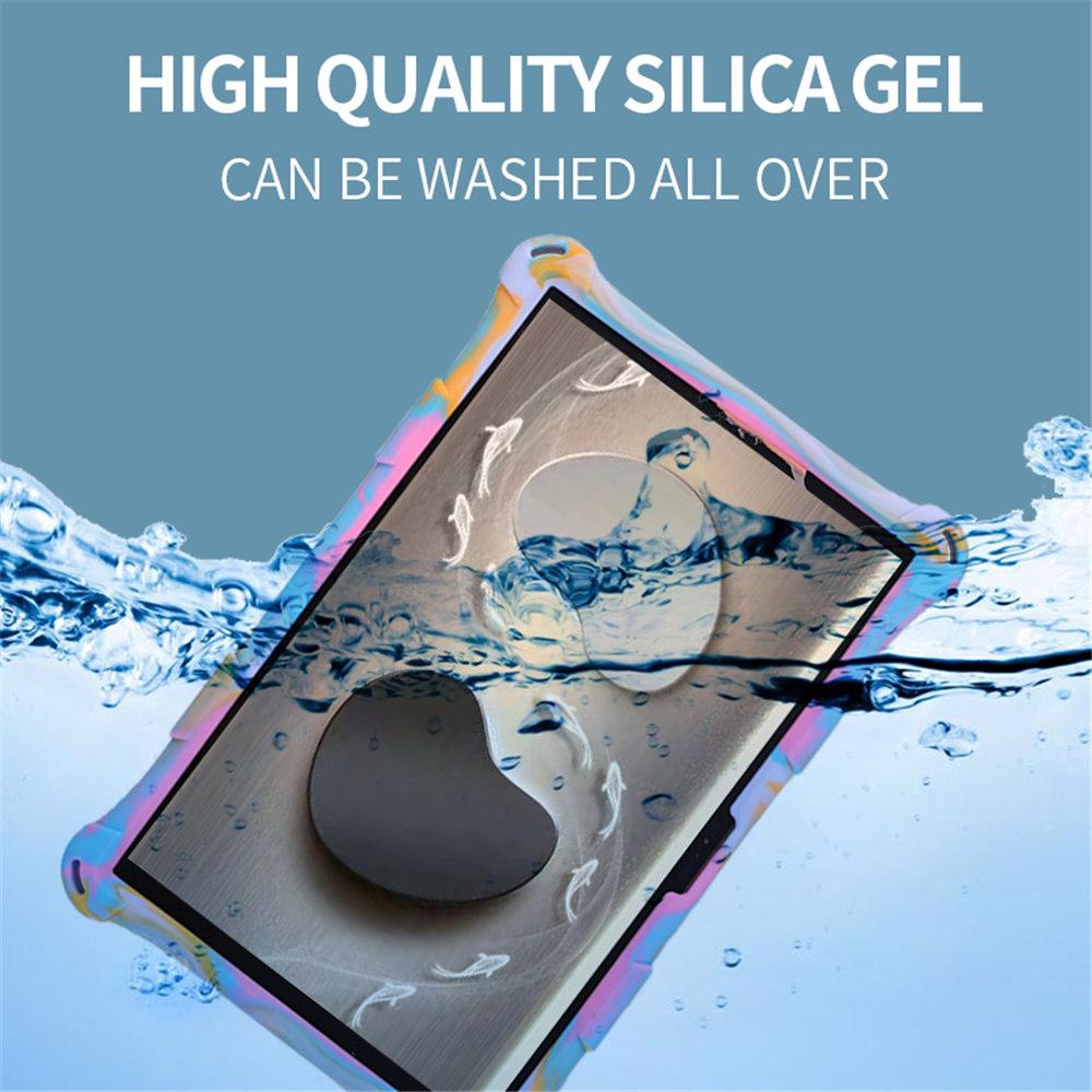 Soft Silicone Stand Case For Lenovo Tab M10 3rd Gen 10.1 inch TB-328FU 328XU Tablet Kids Cover+Strap and Pen