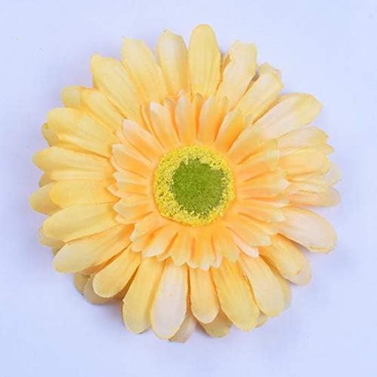 30 PCS/lot Artificial Flower Gerbera Daisy Flower Big Silk Sunflower Head DIY Home Decoration Wedding Flowers - (Color: Hot Pink)