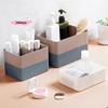 M-Plastic Makeup Organizer Grid Desktop Home Office Bathroom Storage Box Sundries Bin Case Cosmetic Closet Closet Organizer